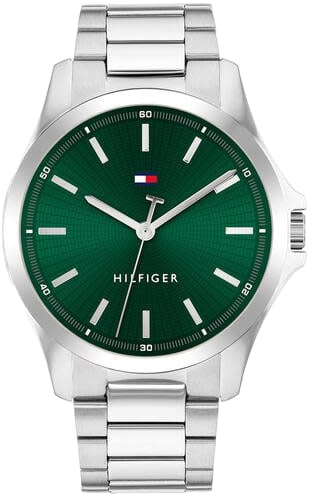 Tommy Hilfiger Tommy Hilfiger TH1710672 Horloge Heren Zilverkleurig 43mm Zilver