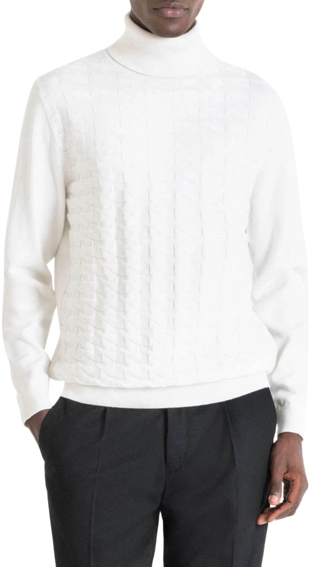 Antony Morato Antony Morato Turtleneck Sweater Cream Beige