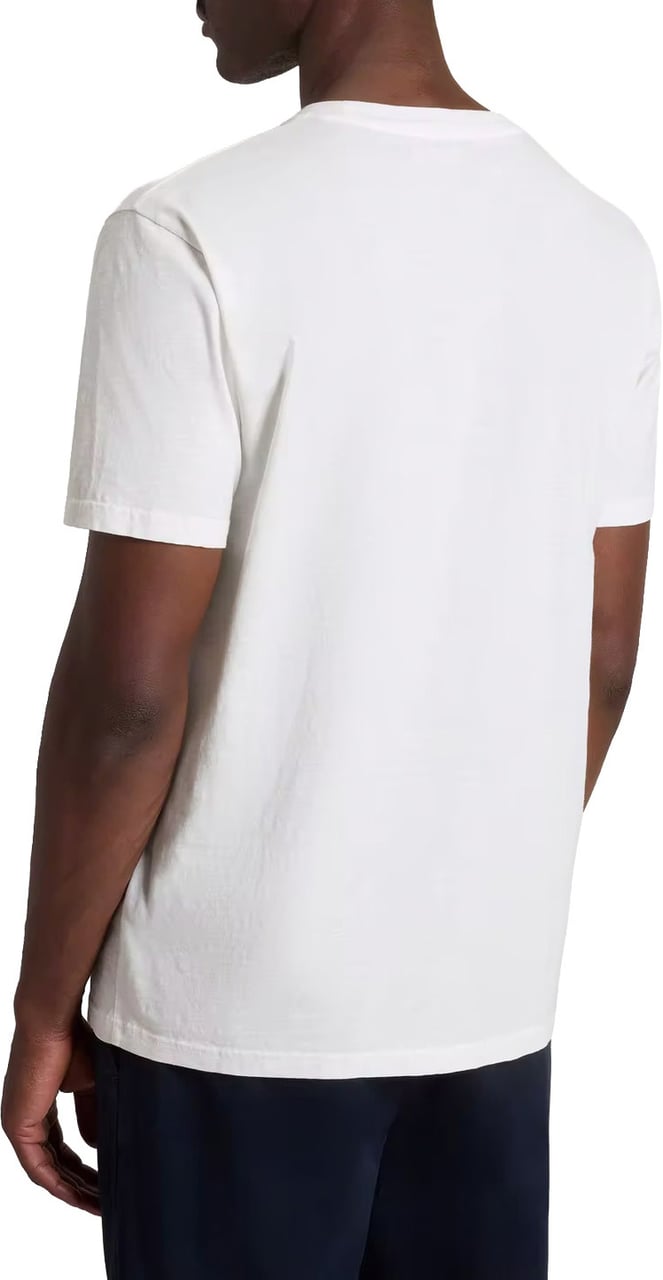 Woolrich Slub Logo T-shirt Arctic White Wit