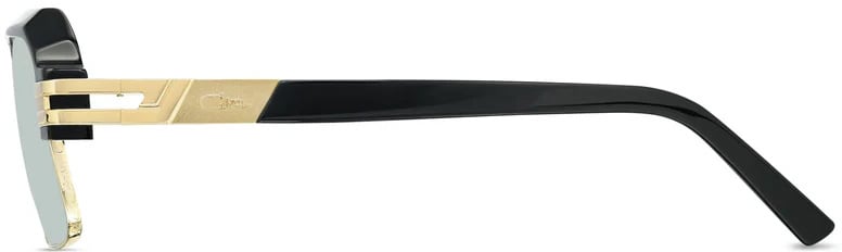 Cazal 6020/3 001 56/17 Black Gold Zwart