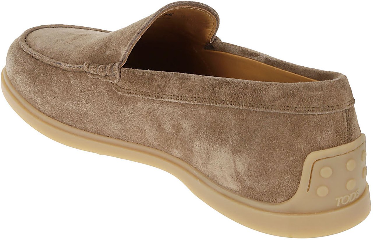 Tod's Flat Shoes Brown Taupe
