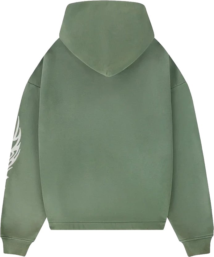 Saint Blanc Tribal Boxy Zipper Green Groen