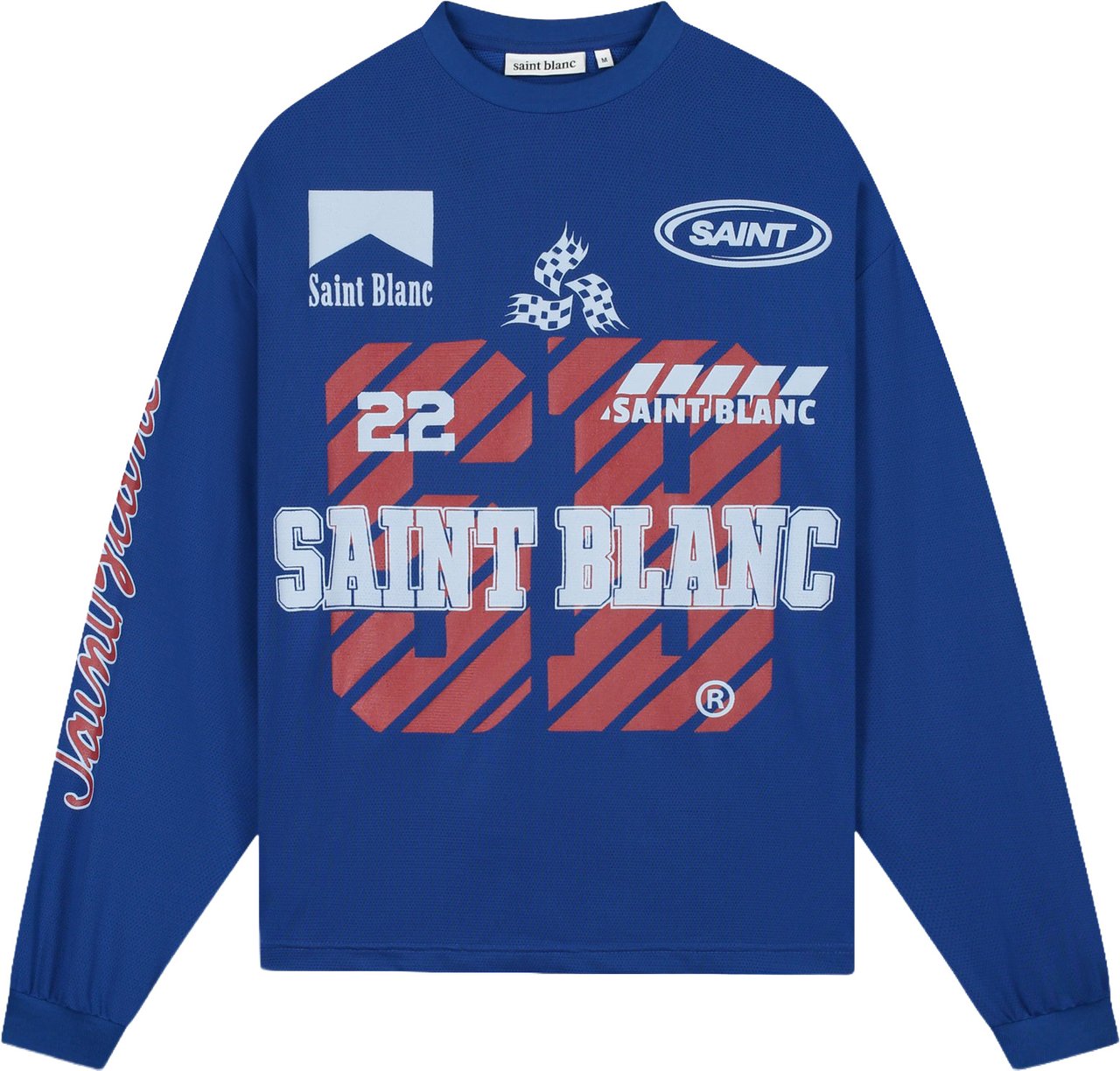 Saint Blanc Sponsorship Mesh Jersey Blauw