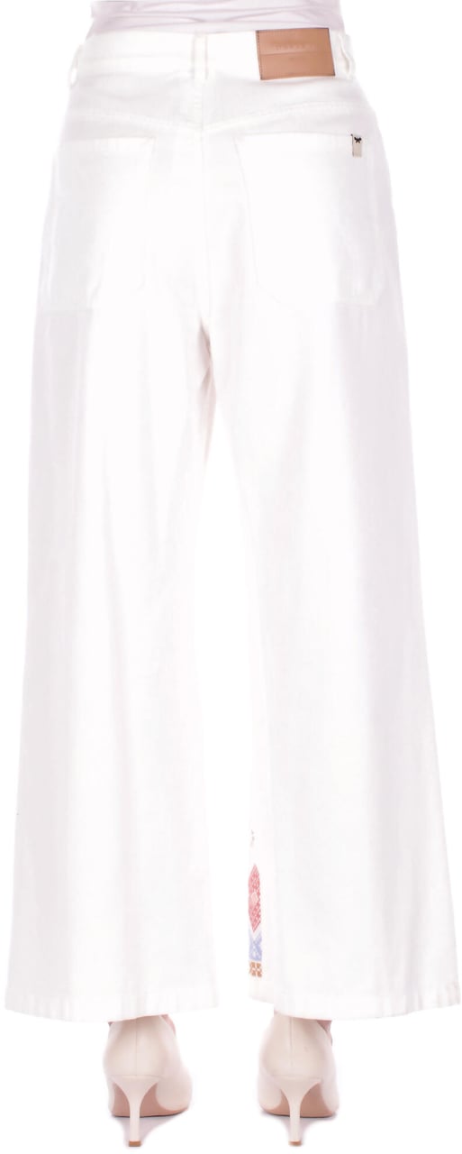 Max Mara Trousers White Wit