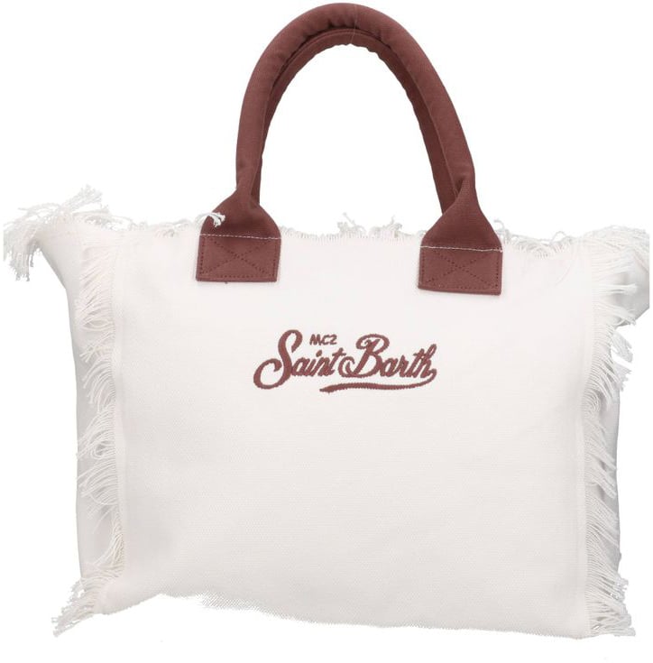 MC2 Saint Barth Bags Avorio/Leopard Wit
