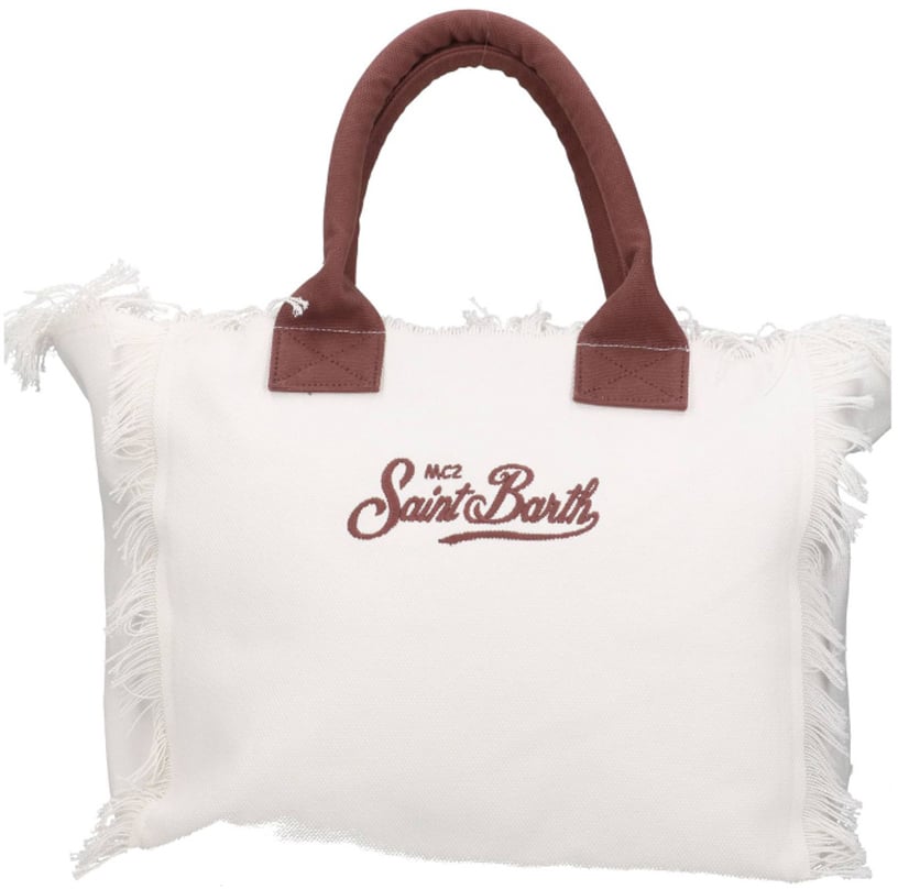 MC2 Saint Barth Bags Avorio/Leopard Wit