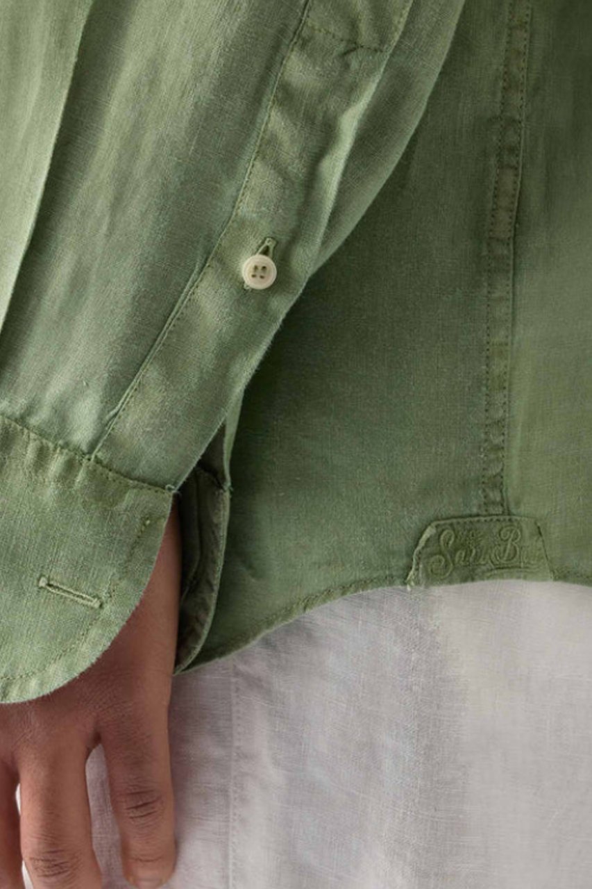 MC2 Saint Barth Shirts Linen Vintage 53L Lime