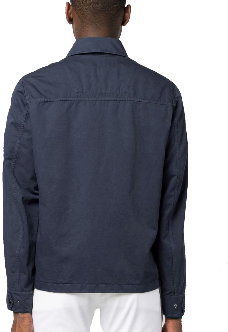 Herno Herno Chest-Pockets Shirt Blauw