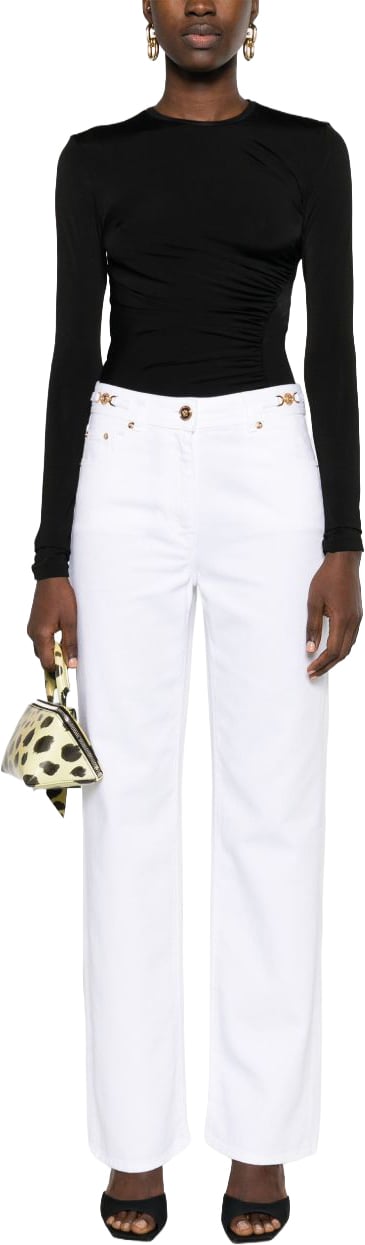 Versace Straight Denim Bianco Wit