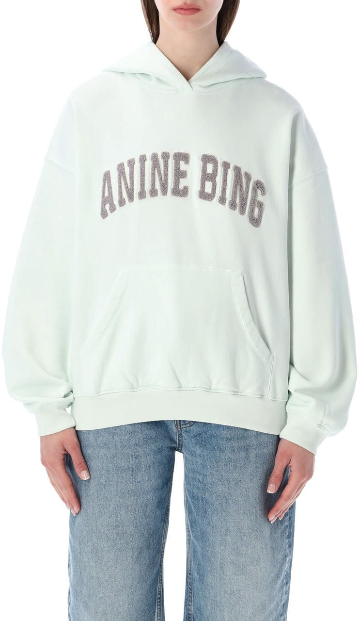 Anine Bing Harvey Hoodie Light Green Lime