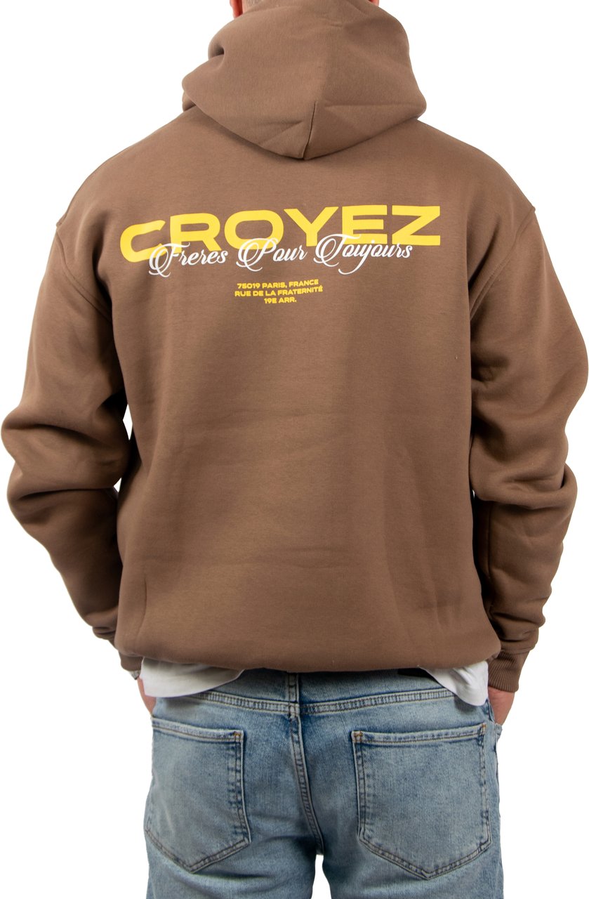 Croyez Croyez Frères Hoodie Bruin