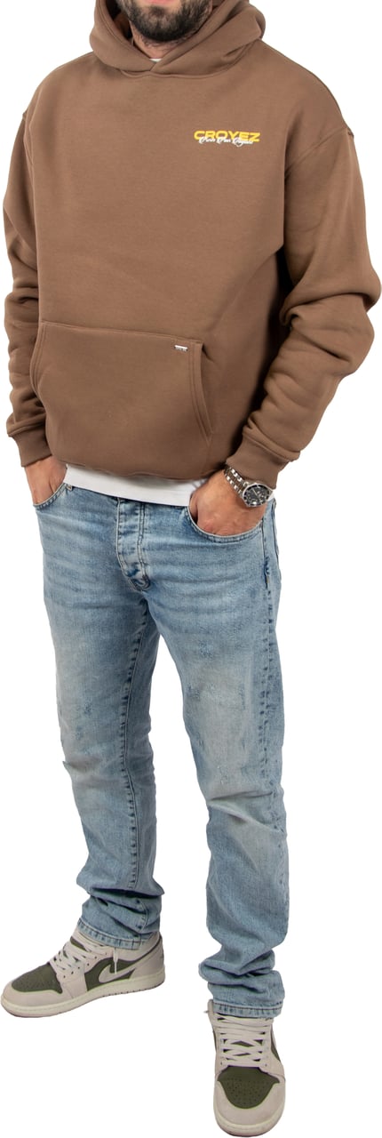 Croyez Croyez Frères Hoodie Bruin