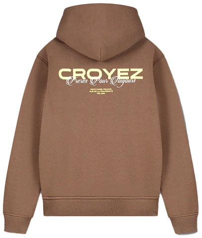 Croyez Croyez Frères Hoodie Bruin