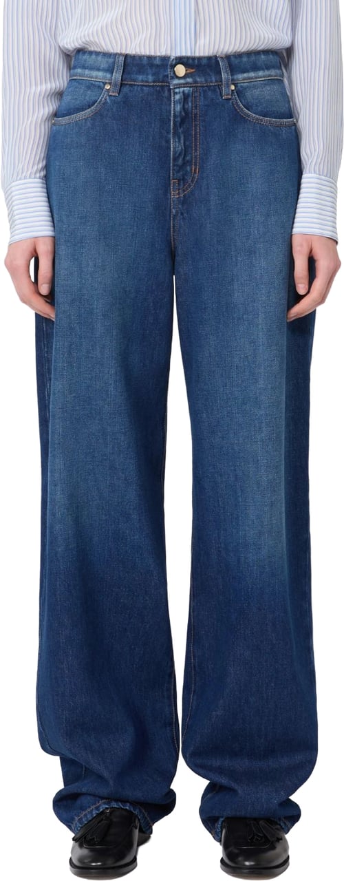 Max Mara Jeans Blue Blauw