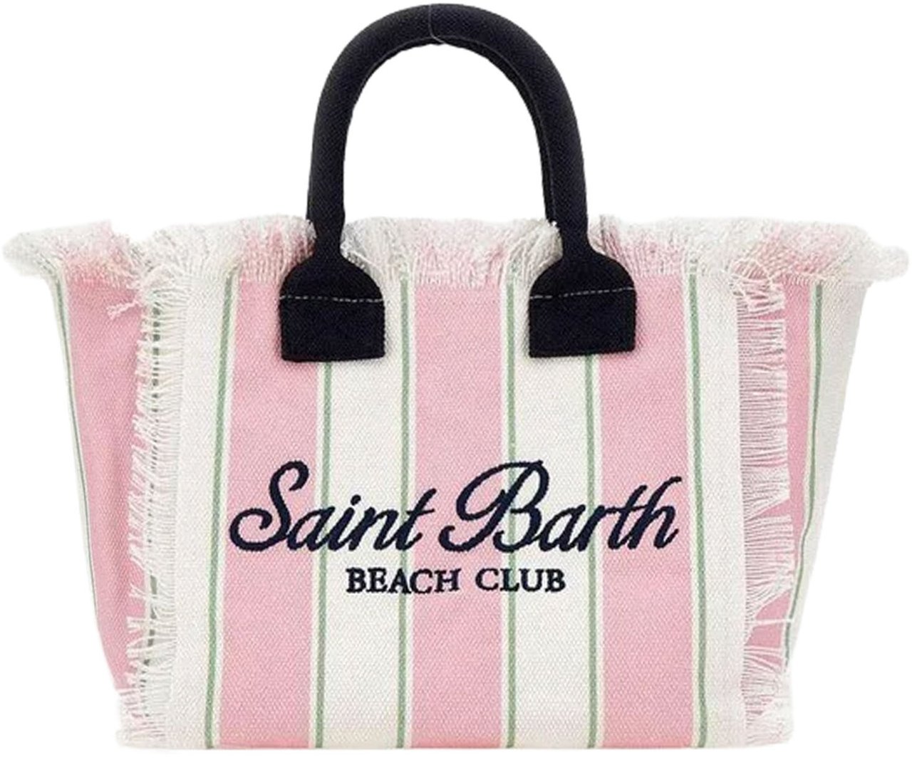 MC2 Saint Barth Bags Sb Beach Stripes 2161 Emb Roze
