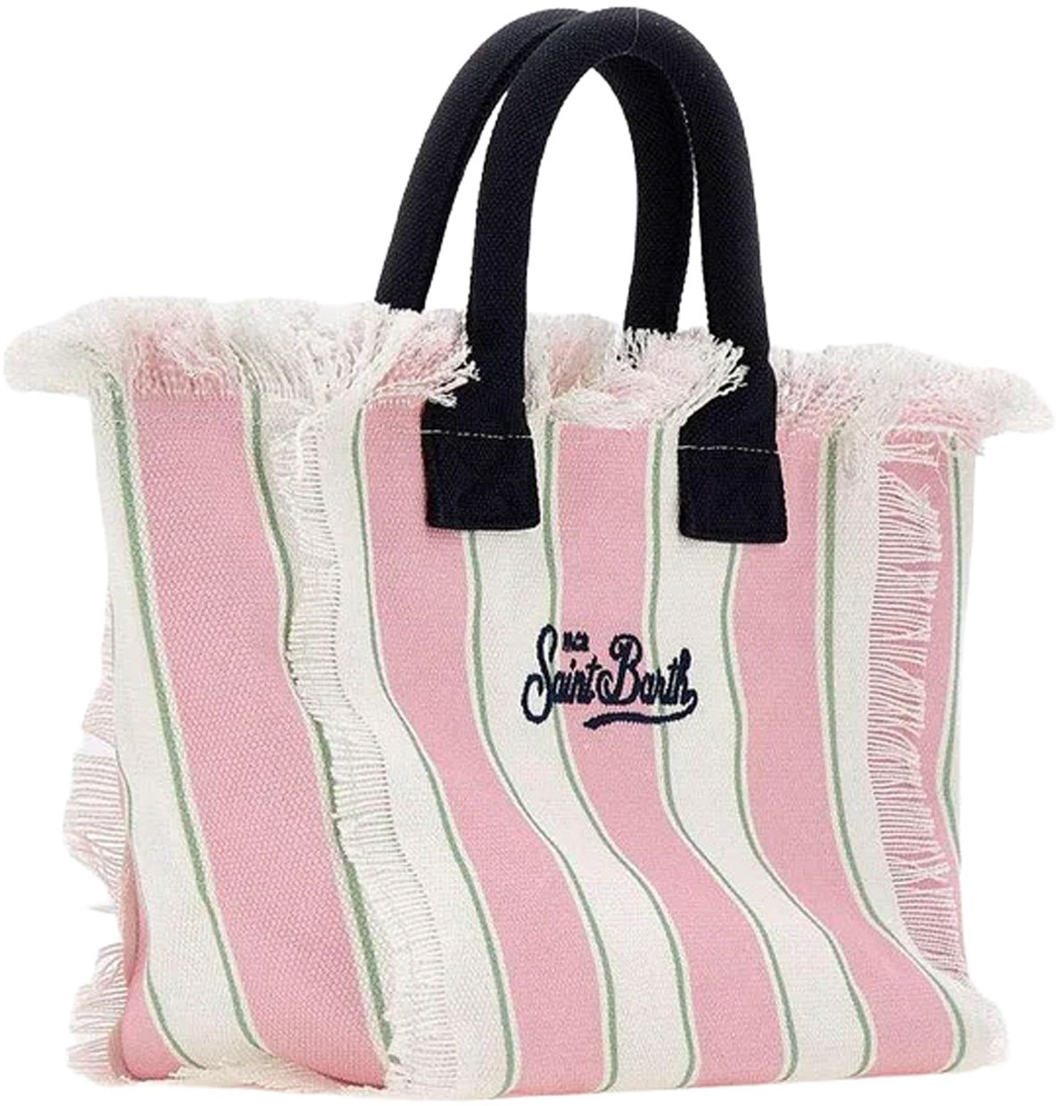 MC2 Saint Barth Bags Sb Beach Stripes 2161 Emb Roze