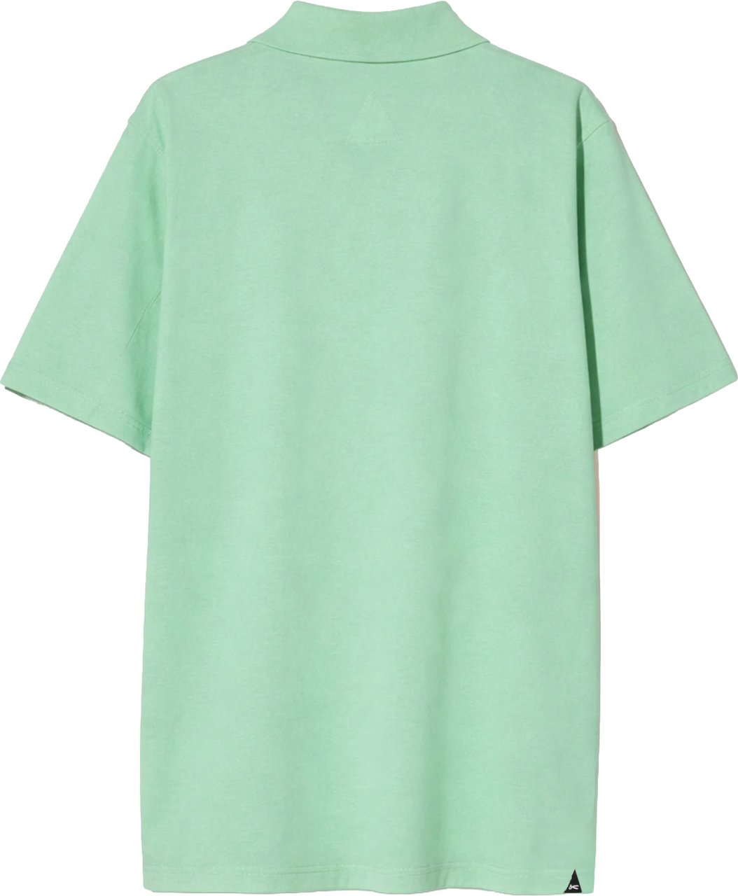 Denham Scissor open collar polo Groen