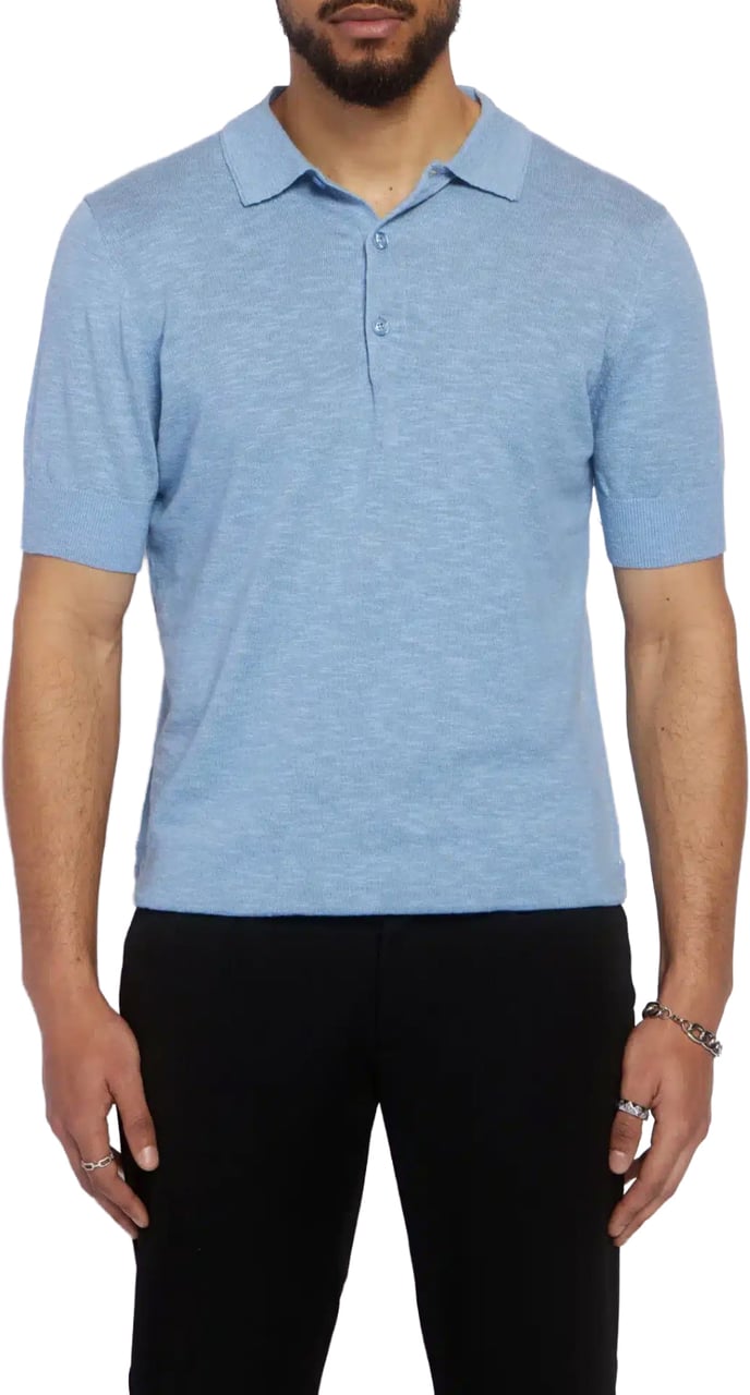 Aeden Lewiso Knit Corn Blue Blauw