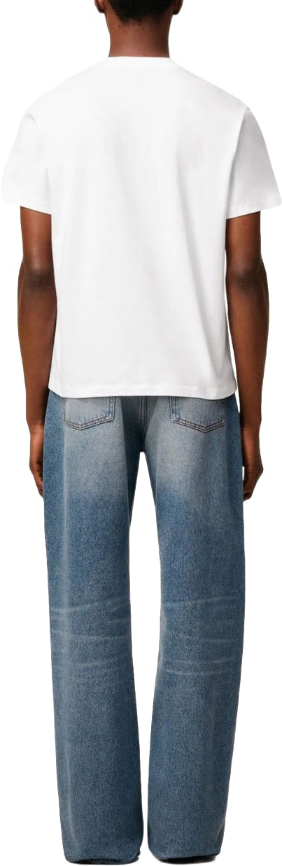 AMI Paris T Shirts & Polo's BFUTS035 724 Wit