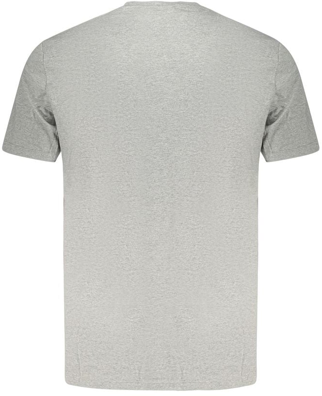 Calvin Klein Grigio Cotton Men T-Shirt Grijs