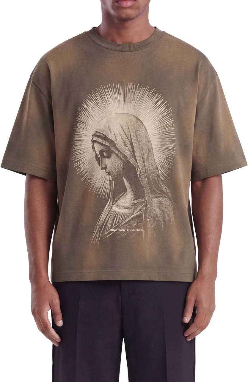 Don't Waste Culture Daishoji T-shirt | Faded Olive Groen