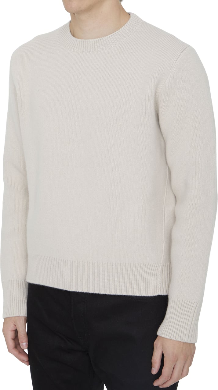Lanvin Wool and cashmere sweater Beige