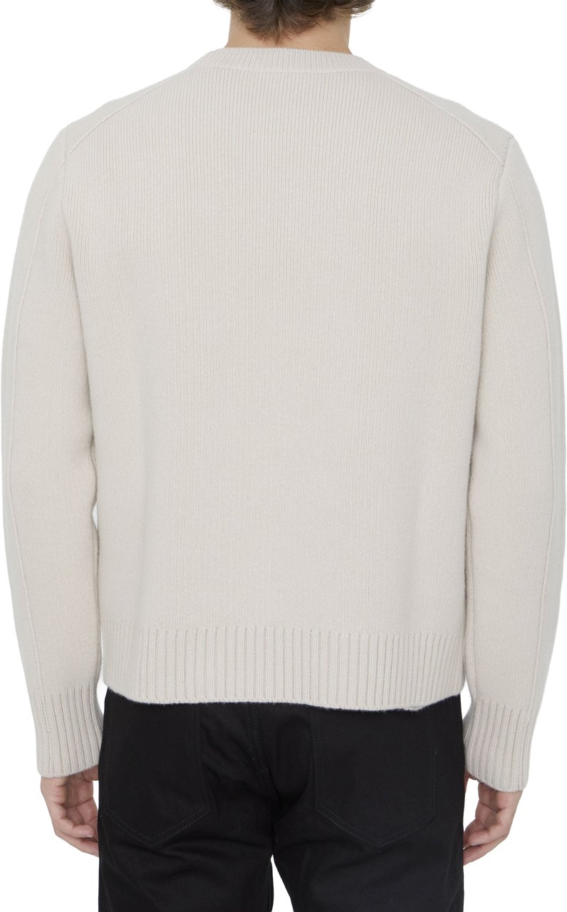 Lanvin Wool and cashmere sweater Beige