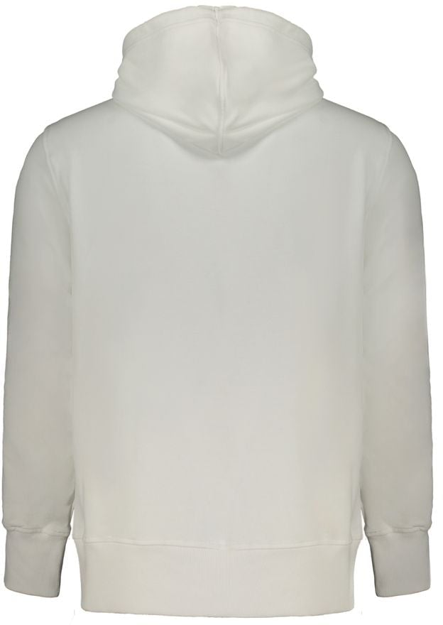 Calvin Klein Calvin Klein White Cotton Men's Hooded Sweatshirt Wit