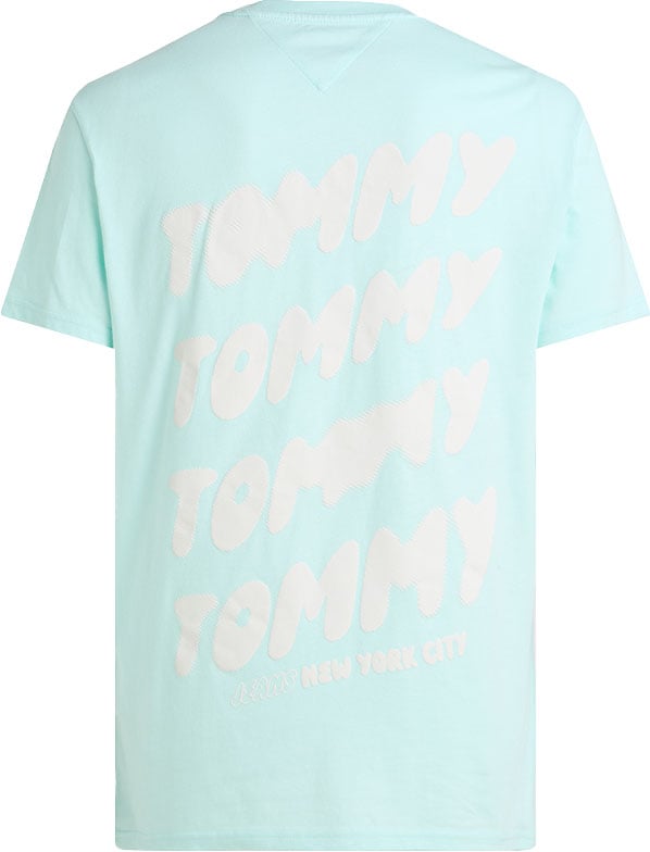 Tommy Jeans Tommy Jeans Reg Bubble Back SS Tee Blauw