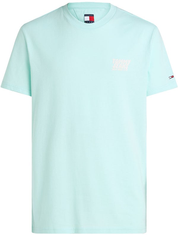 Tommy Jeans Tommy Jeans Reg Bubble Back SS Tee Blauw