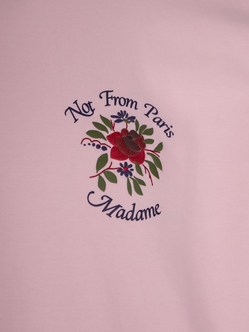 Drôle de Monsieur T-shirt slogan: Roze Roze
