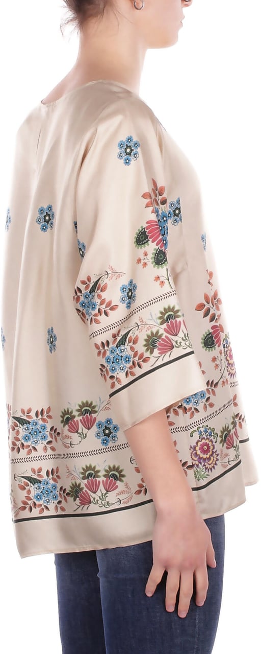 Max Mara Shirts Stampa Wit