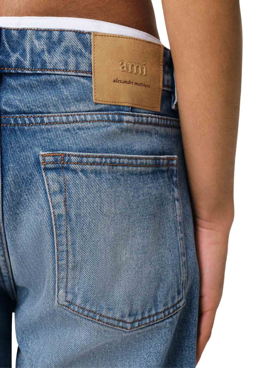 AMI Paris Jeans HTR001 DE0046 Blauw