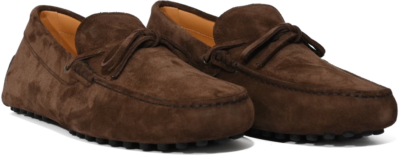 Tod's Chocolate suede loafers Bruin