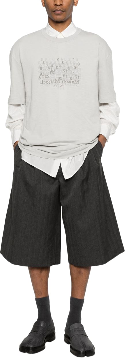 Maison Margiela Maison Margiela Grey cotton t-shirt Lichtgrijs