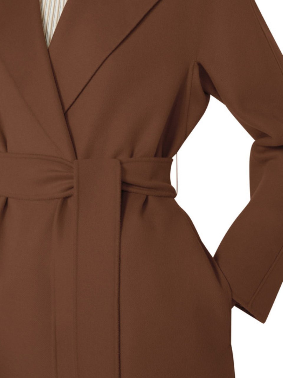 Max Mara Coats Cioccolato Bruin
