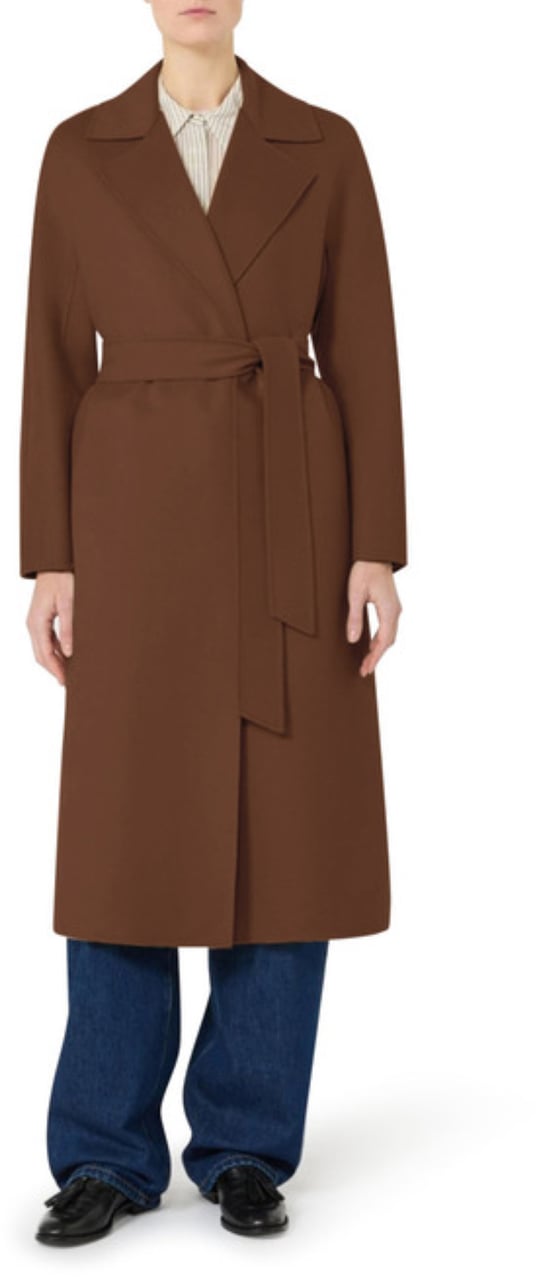 Max Mara Coats Cioccolato Bruin