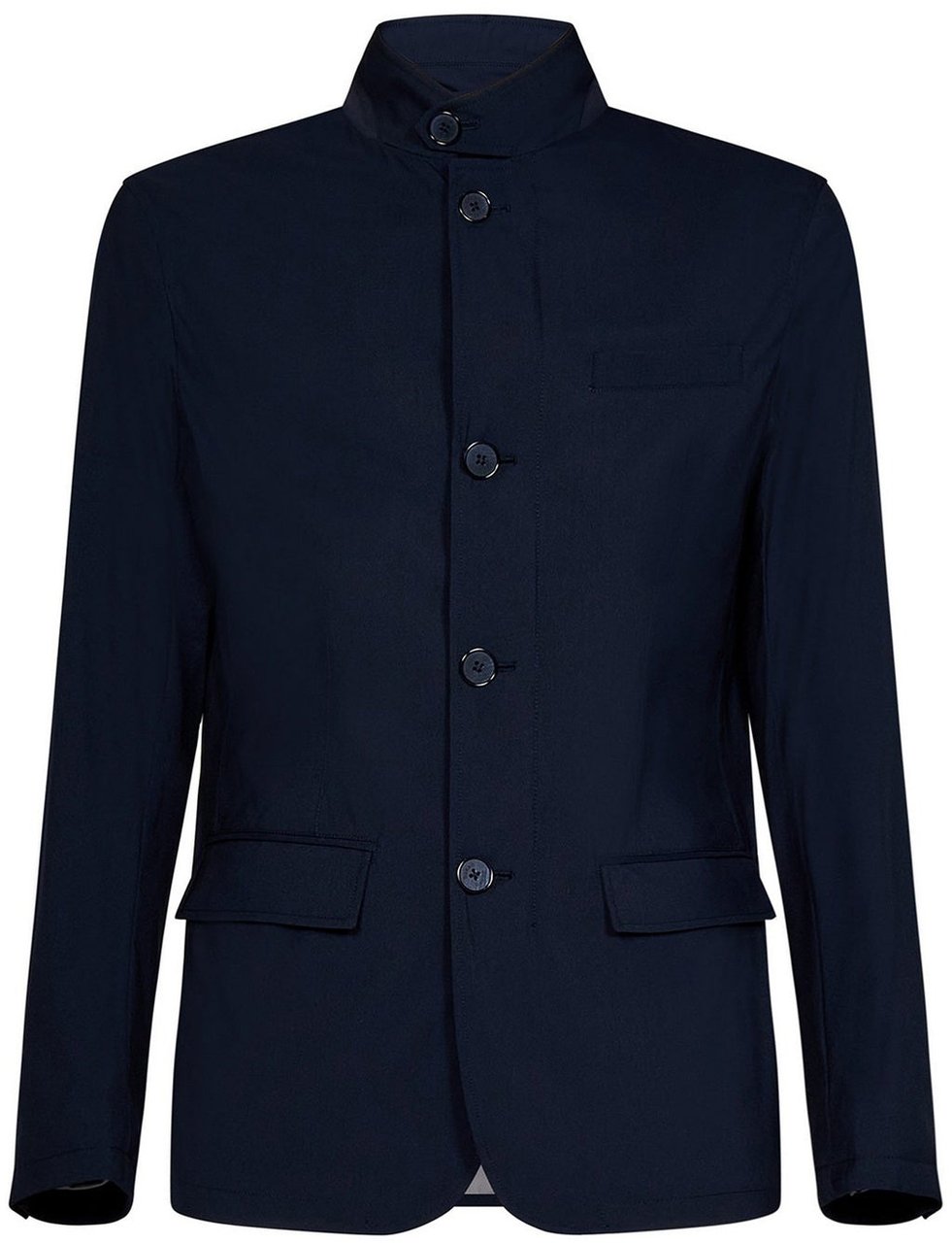 Herno Herno Single-Breasted Blazer Blauw