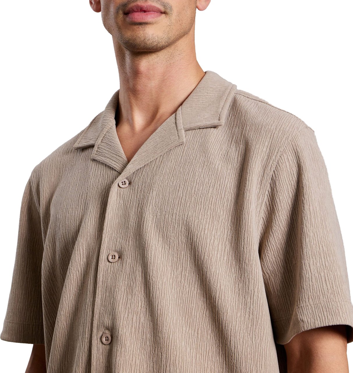 Aeden Vinci Shirt Lead Grey Grijs