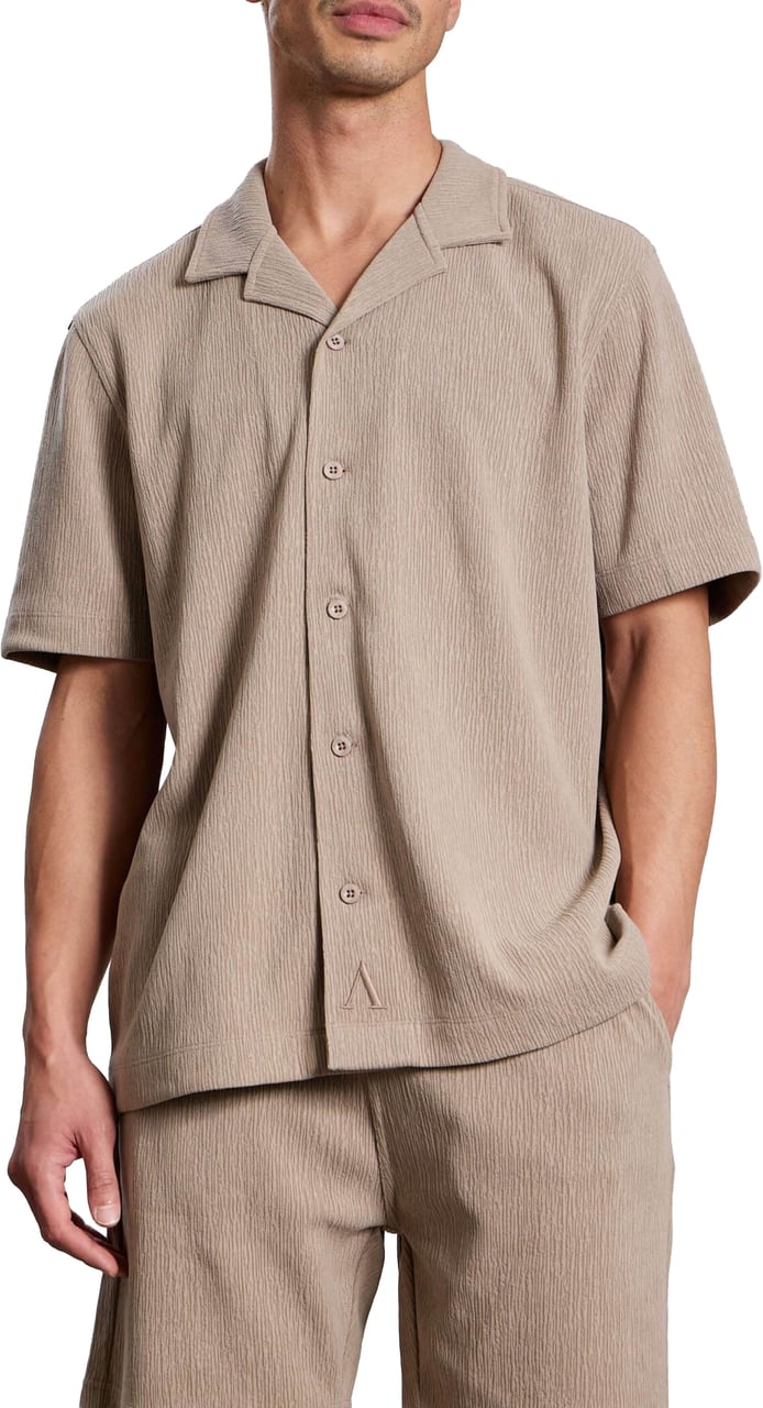 Aeden Vinci Shirt Lead Grey Grijs