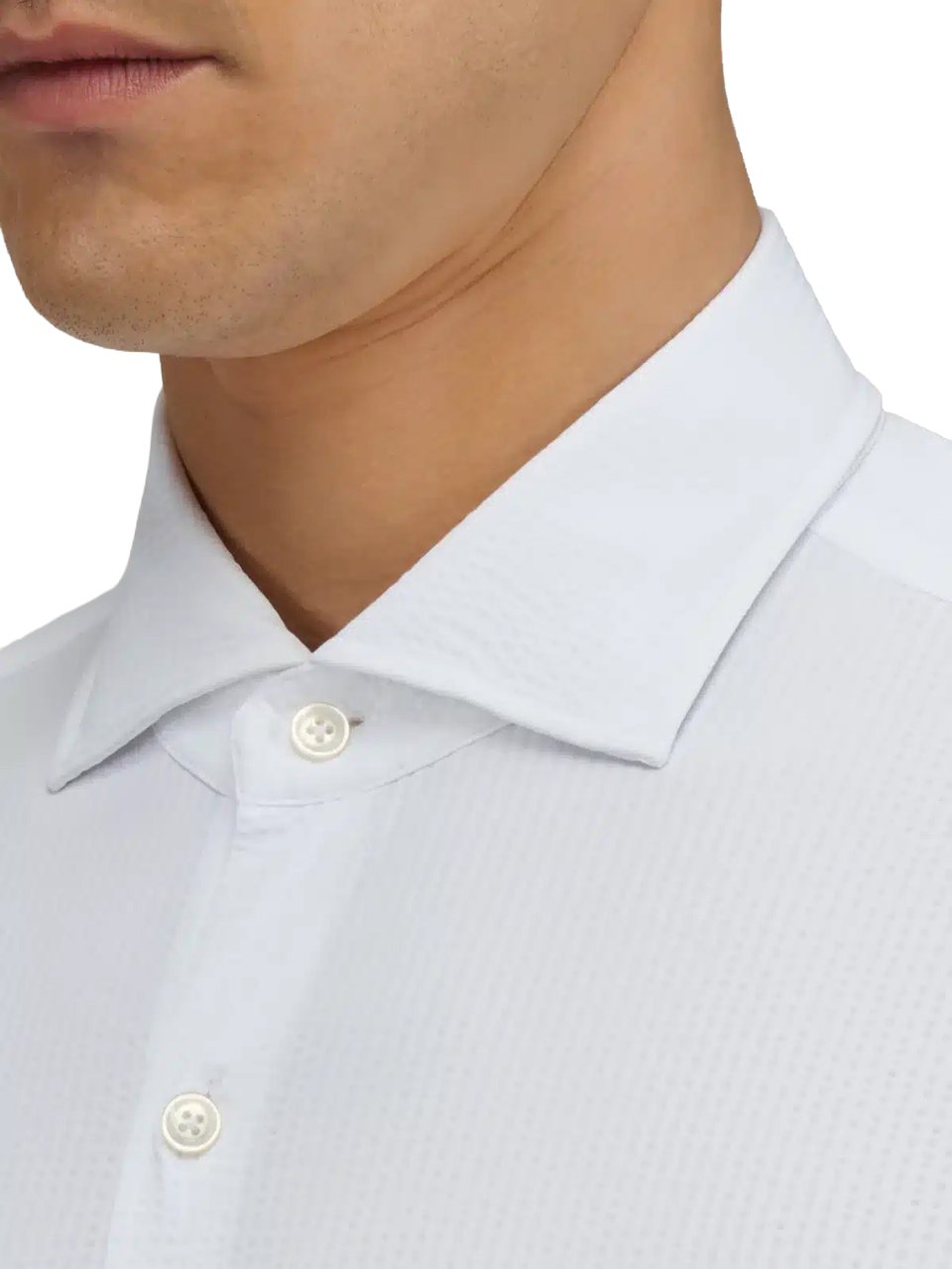 Xacus Active Seersucker White Wit
