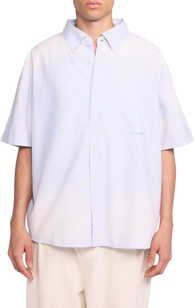 Bram's Fruit shirt stripe korte mouwen Blauw