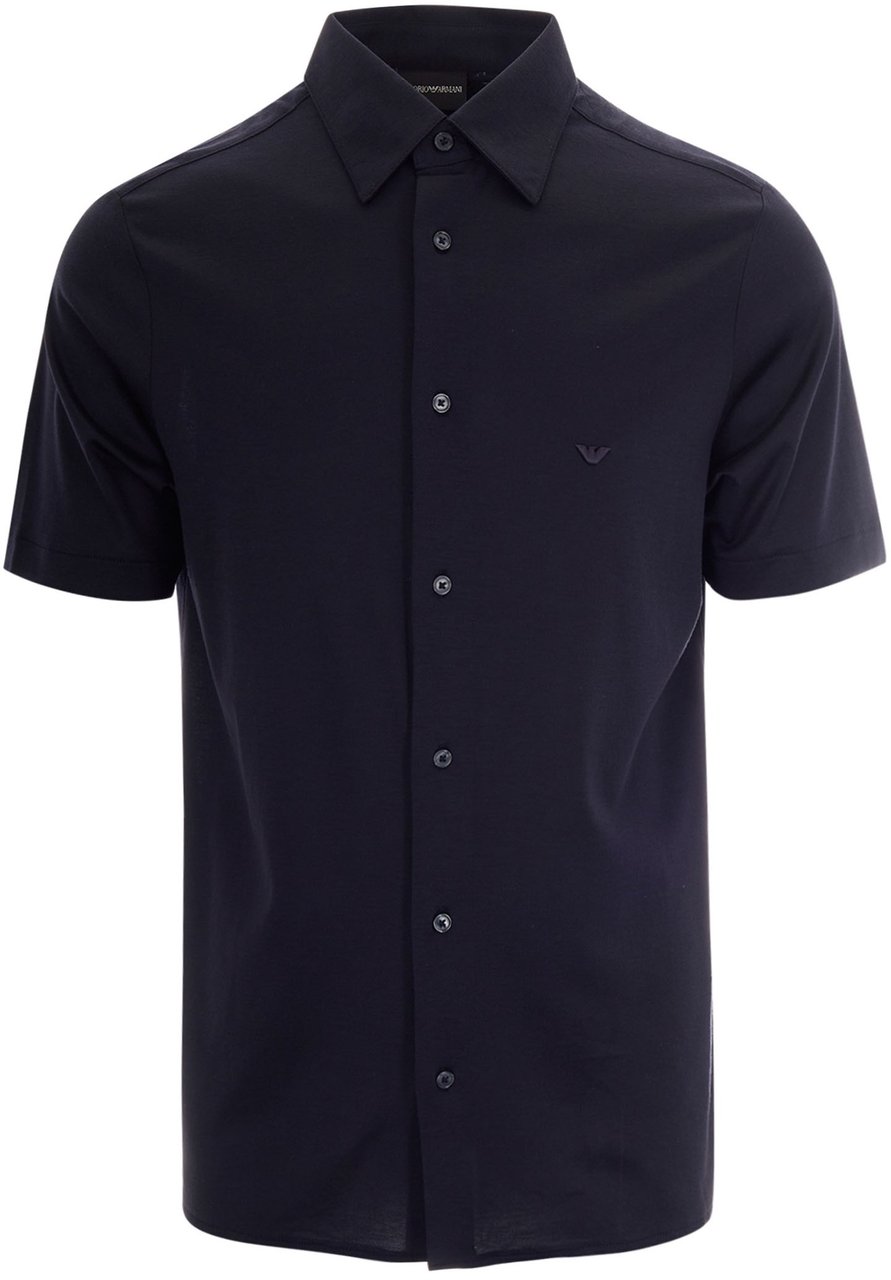 Emporio Armani Heren Armani Shirt Blauw