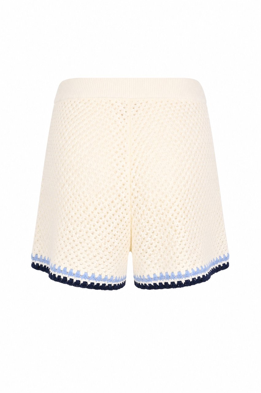 MC2 Saint Barth Shorts Lace Oceans 1061 Patch Wit