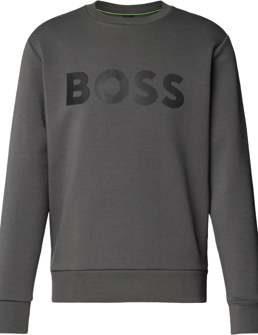 Boss BOSS Sweater Salbo Antraciet Grijs