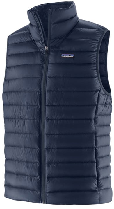 Patagonia Lightweight Blue Down Insulated Vest Zwart