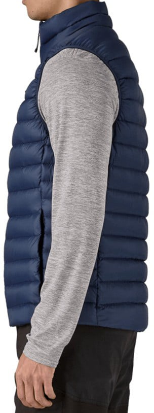 Patagonia Lightweight Blue Down Insulated Vest Zwart