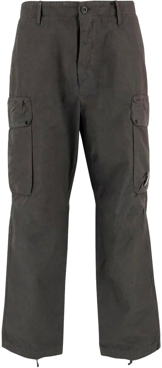 CP Company Pants Cargo Pant In Microreps Grigio Donkergrijs
