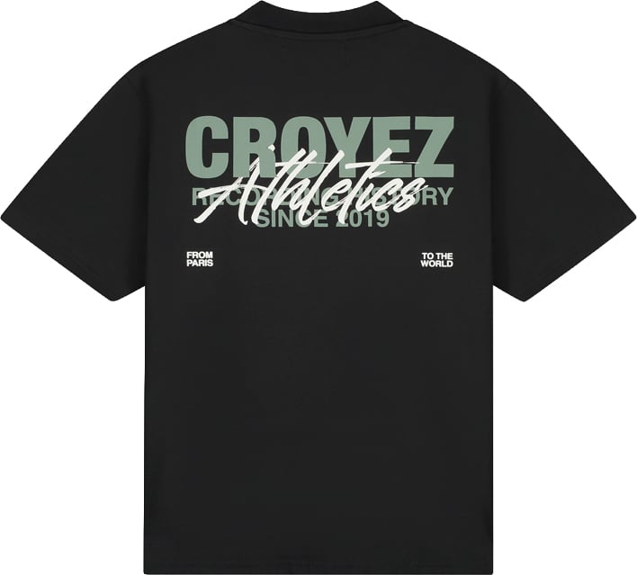 Croyez Croyez Athletics T-Shirt Zwart