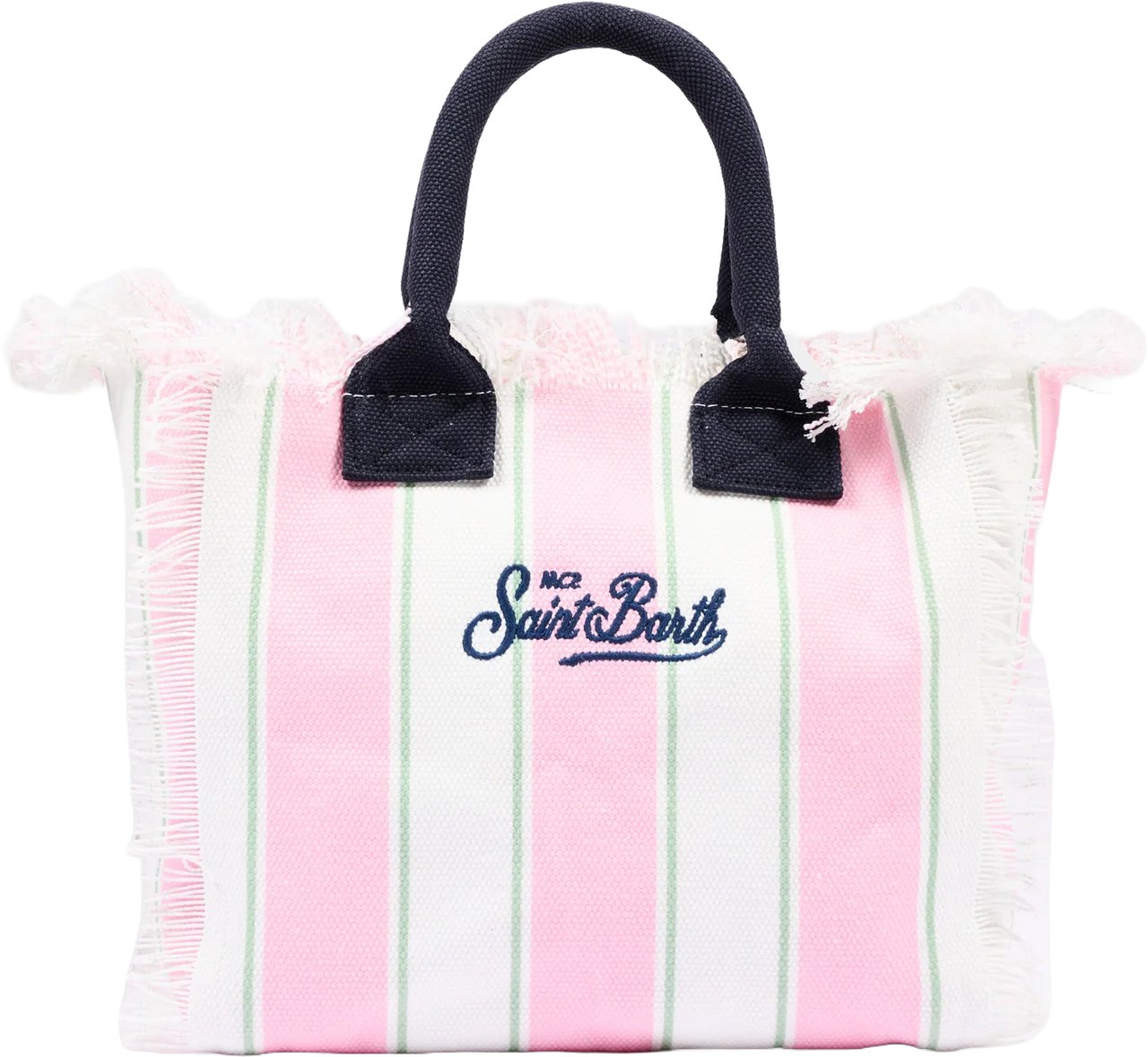 MC2 Saint Barth Bags Sb Beach Stripes 2161 Emb Roze
